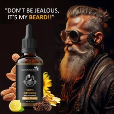 7DAYSNATURAL Beard & Moustache Growth Oil Fast Growth & Soft Beard 30 ml
