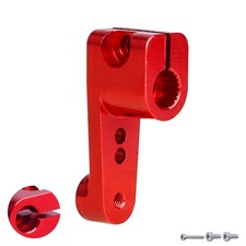 CrazyHobby Aluminum Servo Horn for Axial SCX24 AS-1 Micro AXI31619 Red