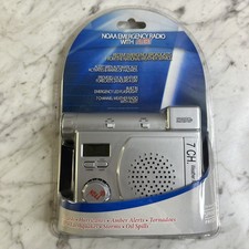 Springfield NOAA 7 Channel Emergency Weather Radio LED Flashlight Silver 2010