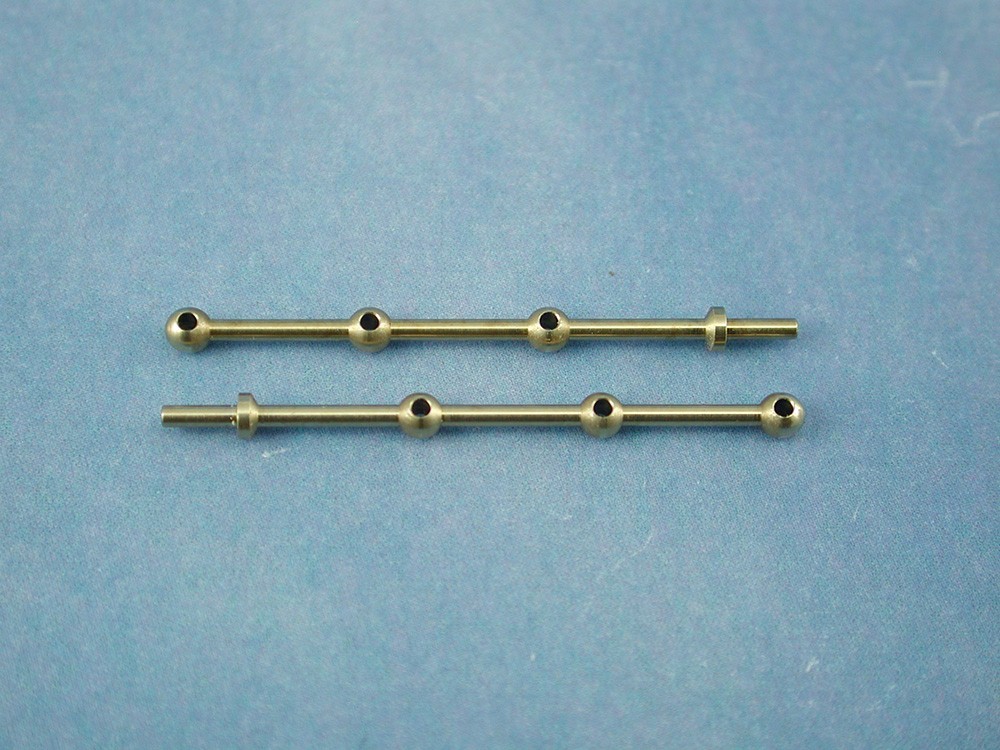 Radio Active J-RMA66330  10 X 3 Hole Stanchions  Brass 30mm