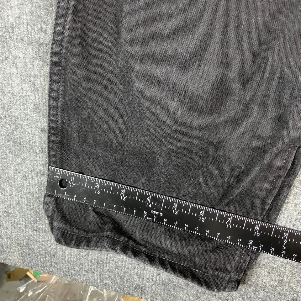 Wrangler Jeans Mens Size 37x36 Black Straight Fit Classic Denim Casual 47MWZBK - Image 2 of 4