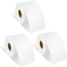 3Rolls Compatible DYMO 30270 Continuous 2-1/4" x 249' Receipt Paper Non-Adhesive