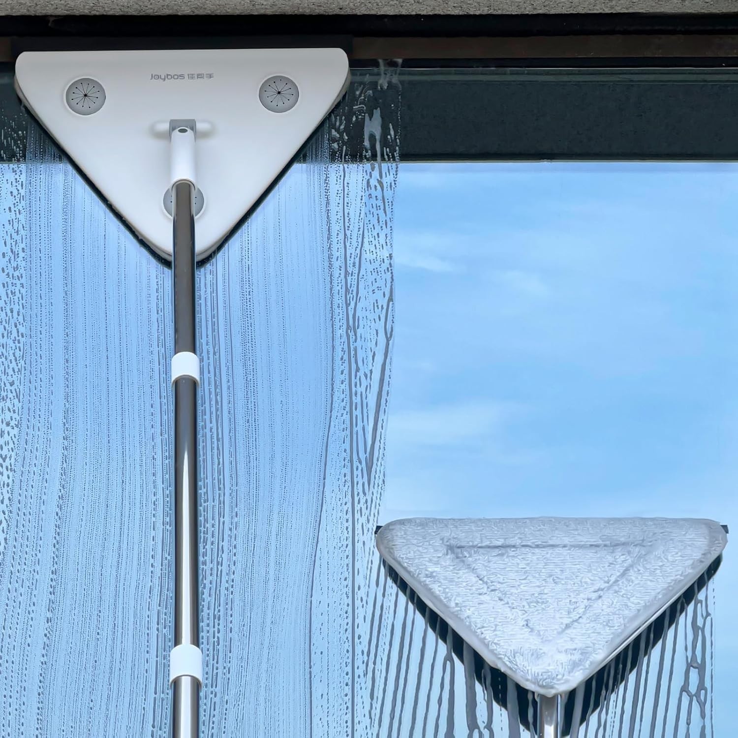 78'' 3 in1 Professional Window Squeegee & Wall Mop : Window Cleaning Kit with...