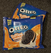 BRAND NEW - 2 X 255g Oreo Toffee Crunch Biscuit Cookies - Family Pack