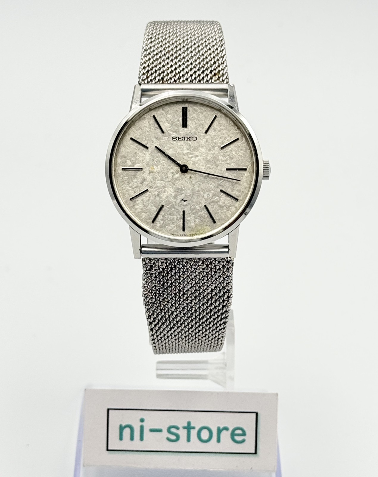 Seiko Chariot 2220-0430 SNOWFLAKE Hand-winding Watch Vintage Rare JP - Rank B