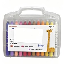Crayons for Toddlers Washable 24 Colors Non T...
