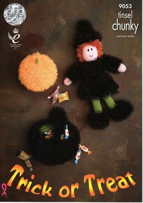 King Cole 9053 Strickanleitung Monster Hexe, Kessel Chunky Garn Broschüre
