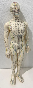 Vintage Rubber Acupuncture Acupressure Male Doll Model Mannequin 20"