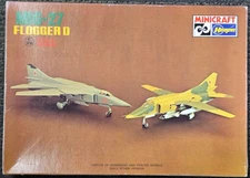 Minicraft/Hasegawa 1143 MIG-27 Flogger D 1/72 Plastic Model 1979