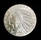 1 Troy oz  .999 Fine SILVER Indian Head Eagle Bullion Round Golden State Mint