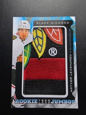 2025-26 Black Diamond Hockey Artyom Levshunov Rookie Team Logo Jumbos