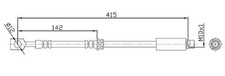 METZGER Bremsschlauch für OPEL VA links/rechts 4113679