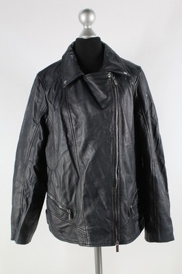 Milestone Love graue Leder-Jacke Gr.44/L echtes Leder Top Zustand