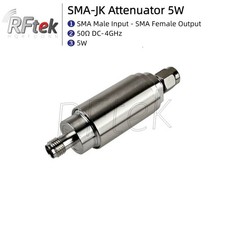 SMA 5W DC-4GHz 50  RF Coaxial Fixed Attenuator 1-50dB 3dB 6dB 10dB 20dB 30dB