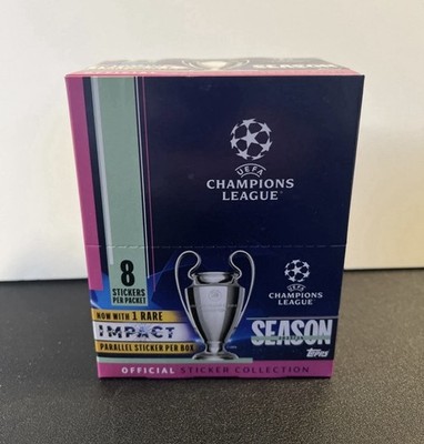 2023-24 Topps UEFA Champions League Stickers 50 Pack Sealed Box Lot x10 YAMAL RC
