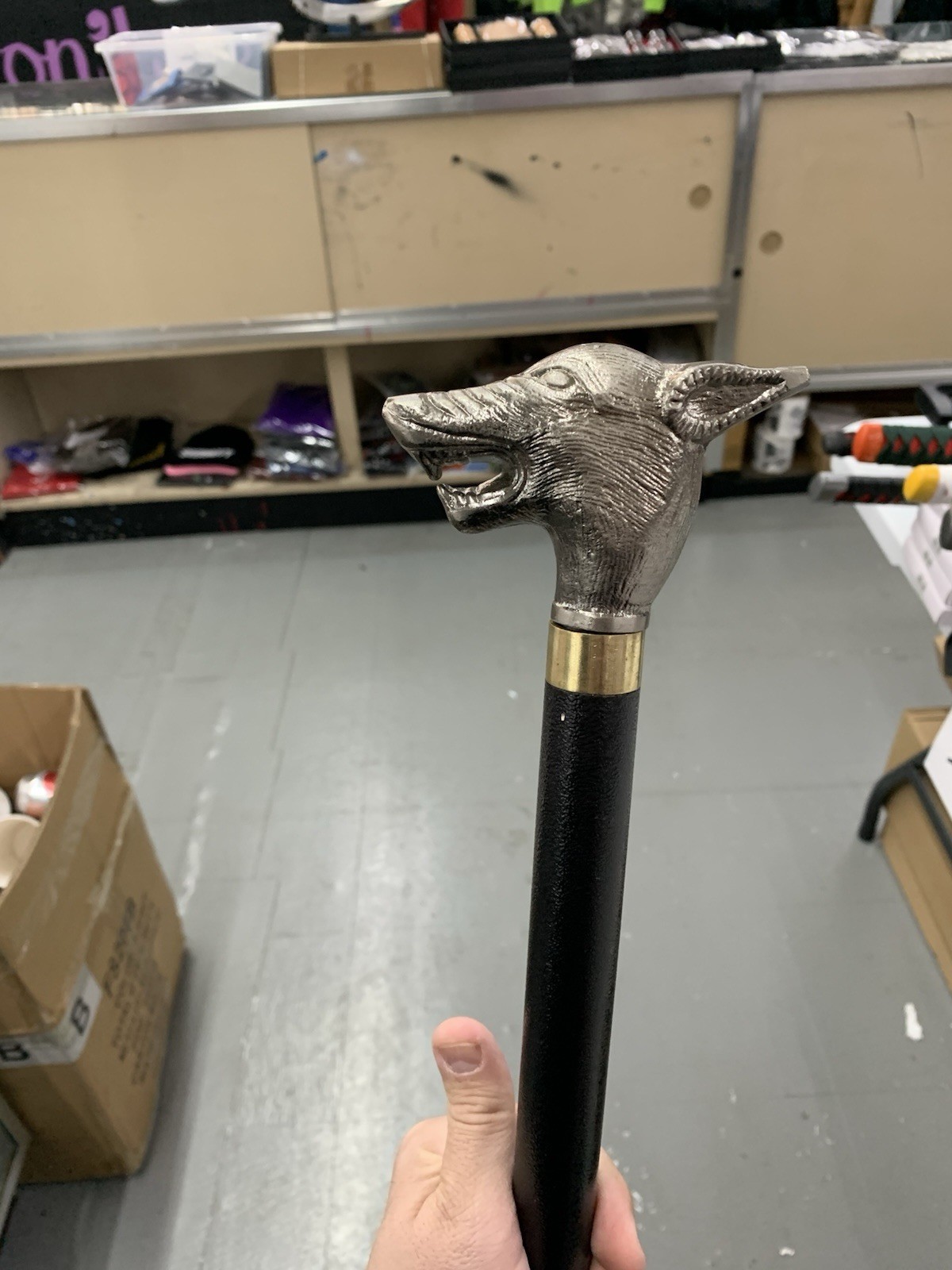 WOLF HEAD CANE Walking Stick Canes Vintage BRAND NEW FREE SHIPPING