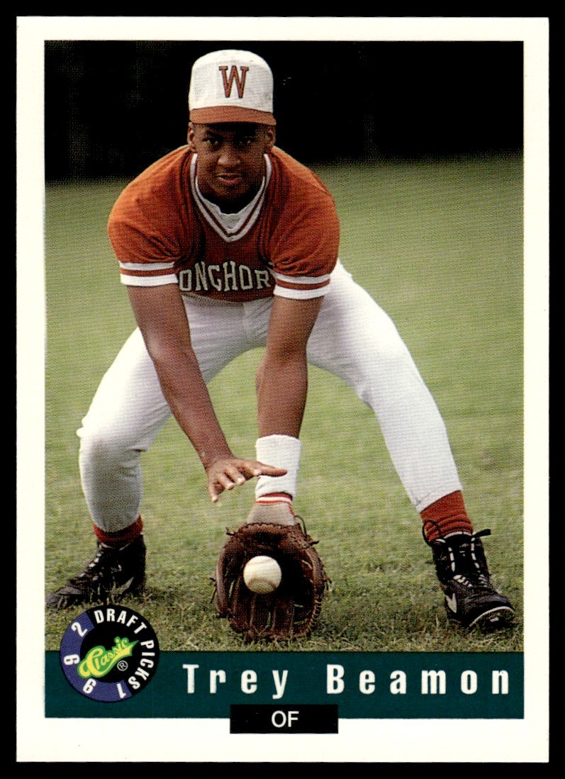 1992 Classic Draft Picks Trey Beamon Pittsburgh Pirates #44