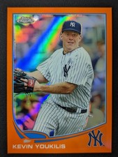 2013 Topps Chrome #185 Kevin Youkilis Orange Refractors New York Yankees