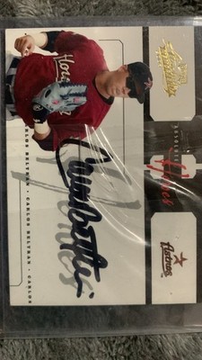 topps Carlos Beltrán filmadas por Carlos Beltrán salón de la fama