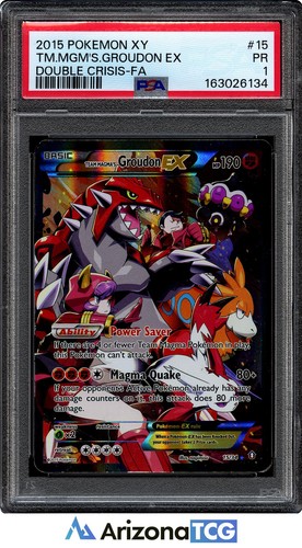 Team Magma's Groudon-EX graded PSA 1 for sale on eBay