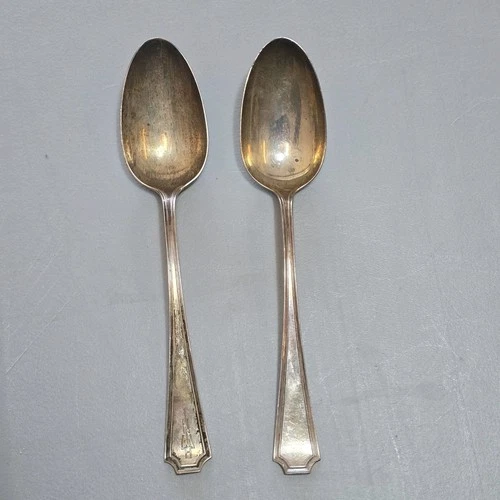 Gorham Sterling Silver Serving Spoons Lot of 2 Approx 8.5 in 125g
