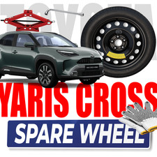Ersatzrad 17 Zoll Für Toyota C-HR Yaris Cross 5-Loch mit Wagenheber R17 DOT 4022