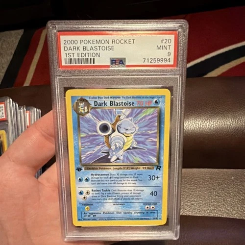 Pokémon Team Rocket Dark Blastoise 1st Edition 20/82 PSA 9 2000