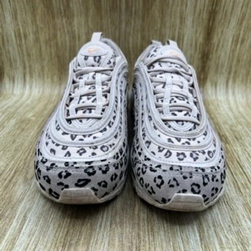 Nike Air Max 97 леопард печать женщин размер 9 туфли кроссовки Athletic CW5595-001 - Изображение 2 из 4