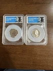 Lot of 2 1976-S Washington Quarters Silver Proof & Clad Proof Bicentennial