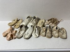 ASSORTED Used VINTAGE 50's, 60's  70's INFANT SHOES, Great for crafting