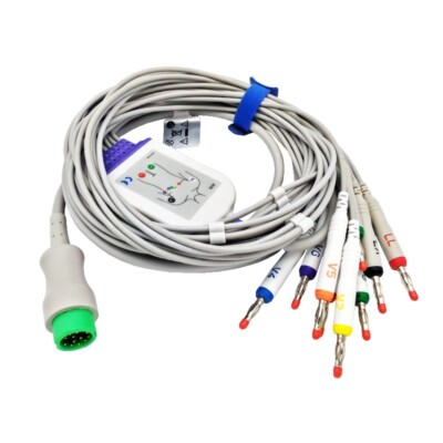 Direct-Connect EKG Leadwire Cable 10-Leads, Banana AHA, for Mindray Datascope
