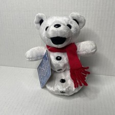 GRATEFUL DEAD Frosted LIQUID BLUE BEANIE BEAR  Jerry Garcia Plush New