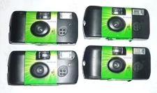 FUJIFILM disposable 35 mm film camera x 4, EMPTY SHELLS, AS-IS