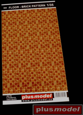 PlusModel Floor Brick Pattern For Model Building Diorama