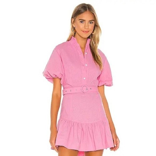 NWT Anthropologie SWF Belted Mini Shirt 