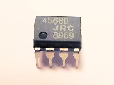 NJM4558D  ''Original'' JRC  8P DIP IC  2  pcs