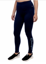 Womens Champion Leggings Navy Blue Medium Athletic Running
