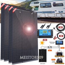 400 Watts Solar Panel Kit 30A 12V Battery Charger with Controller Caravan Boat