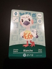 BLANCHE ANIMAL CROSSING AMIIBO SERIES 3 CARD #262 TRACKED AU POST geniuine