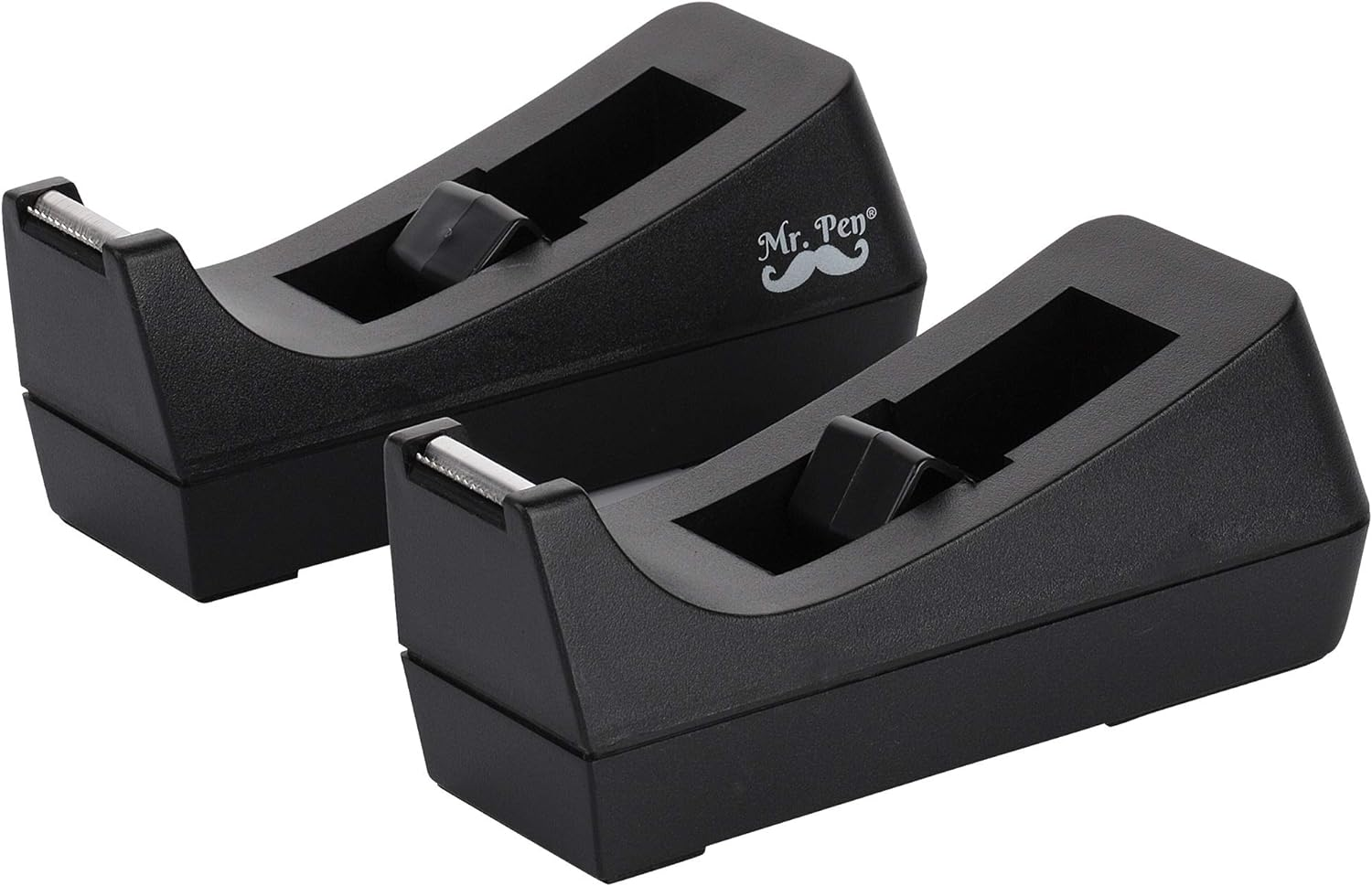 - Tape Dispenser, Pack of 2, Tape Dispenser Desk, Office Supplies, Desk Supplies-image