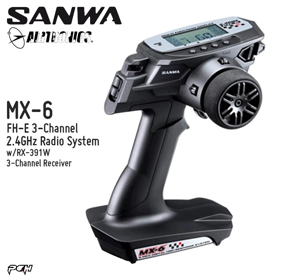 Sanwa 2.4GHz Frequency Band Hobby RC Receivers&Transmitter Sets