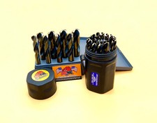 Drill Hog  37 Pc Silver  Deming Drill Bit Set 1/16" to 1" M7 Lifetime Warranty