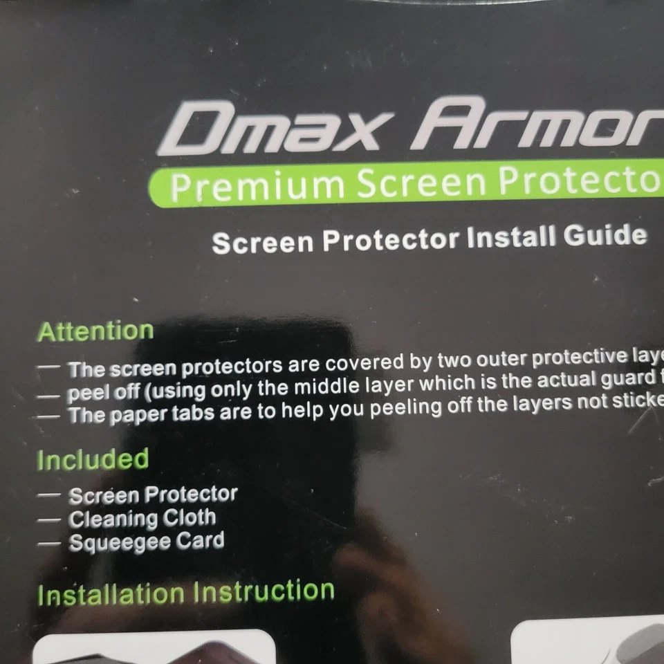 Dmax Armor Clear Screen Protector for Toshiba  Encore 2 / 10" - Image 3 of 4