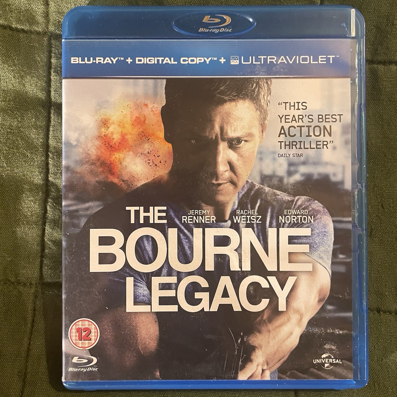 The Bourne Legacy Blu ray 2012 VGC