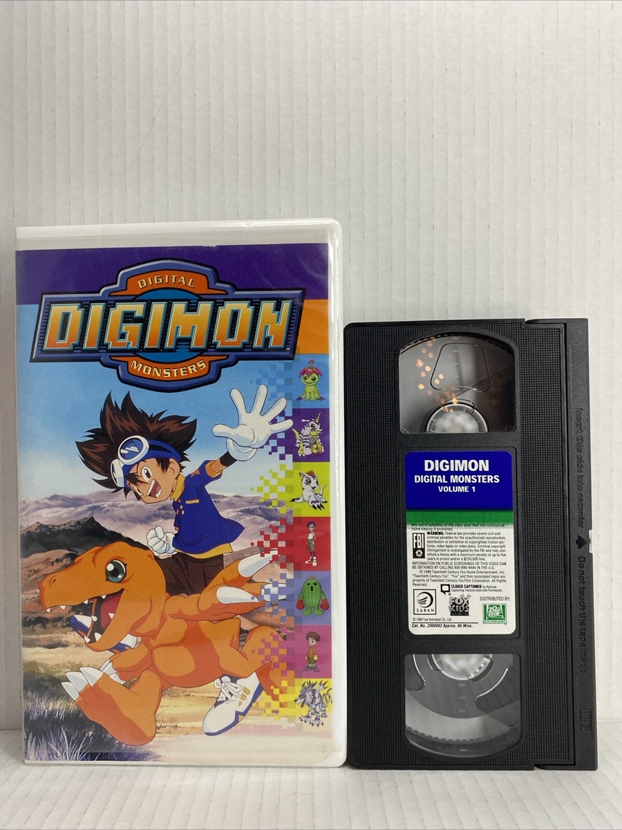 Digimon Digital Monsters Vol. 1 (VHS, 1999) 24543000624| eBay