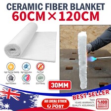 1×Ceramic Fiber Blanket Fireproof BlanketHigh Temperature 2500°F Stoves Furnace