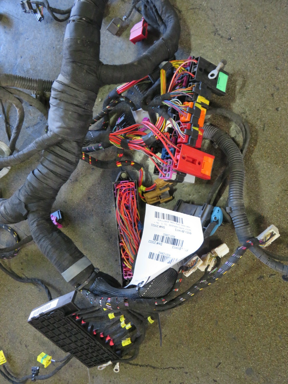 Lamborghini Gallardo LP 550 Spyder, Main Body Wire Harness, Used, P/N 404971140S
