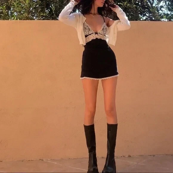 UNDERCOVER Camicia da notte Victoria's Secret abito slip in morbido pizzo