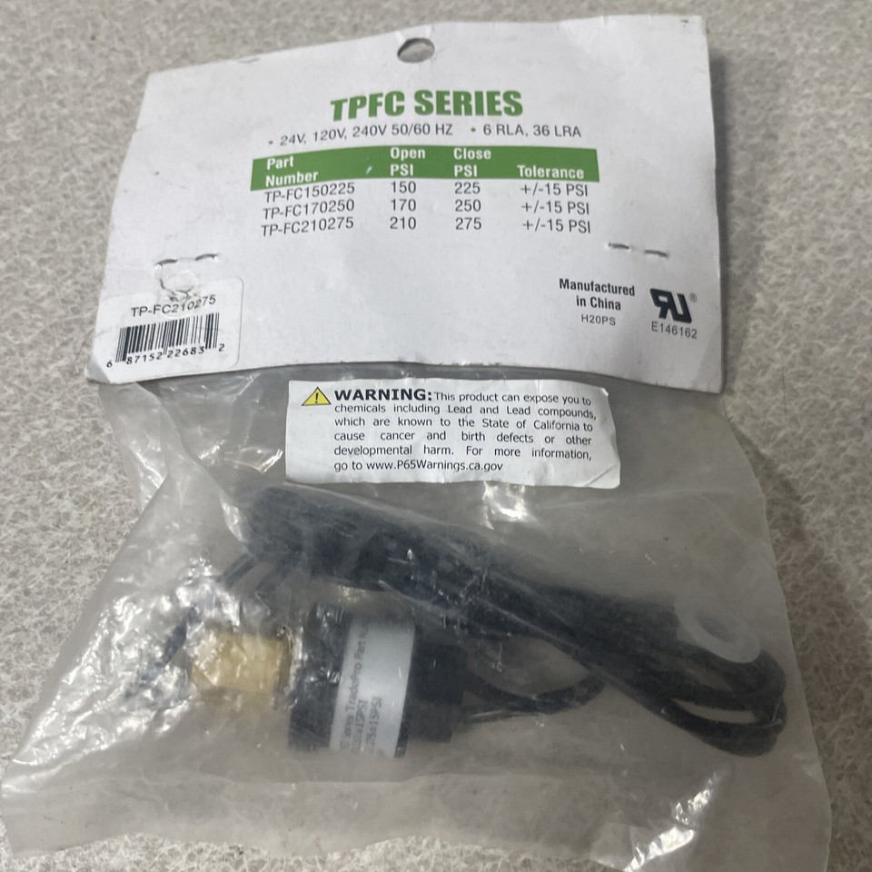 Supco Sfc210275 Fan Cycling Pressure Switch eBay