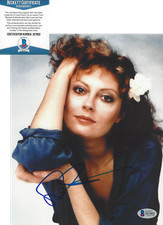 SUSAN SARANDON SIGNED 'THELMA & LOUISE' 8x10 MOVIE PHOTO C BECKETT BAS COA